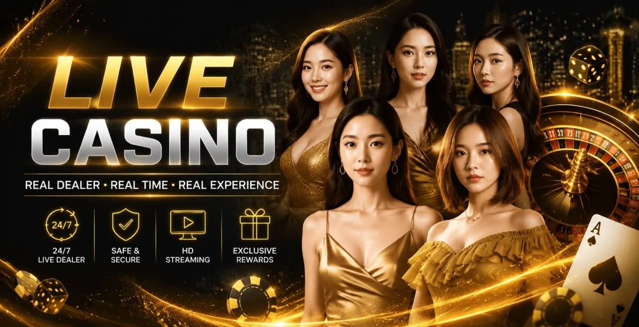 แบนเนอร์ VEGAS789 สล็อต คาสิโน และเกมยอดนิยม